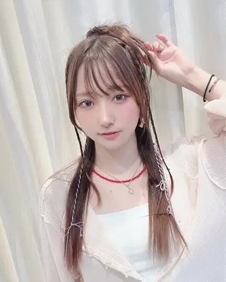 ヘアアレンジ 韓国/アイドルヘア 🎀みづきのヘアスタイル