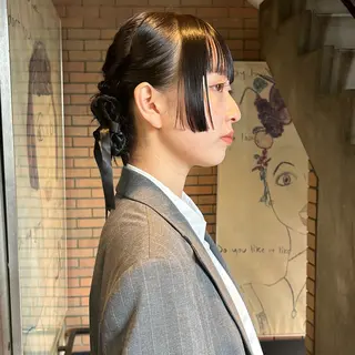 ロング ヘアアレンジ ニュアンスヘア🪡 nenekaのヘアスタイル