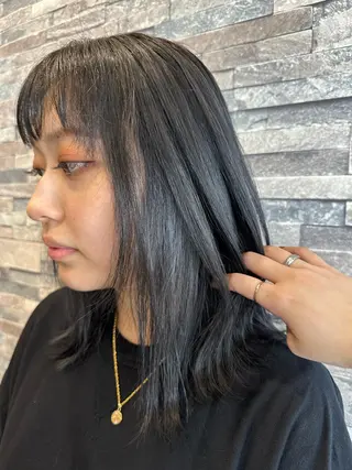 セミロング カラー 🫧アレンジ・髪質 改善maica🫧のヘアスタイル