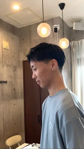 ショート メンズ ハマノ ミユのヘアスタイル