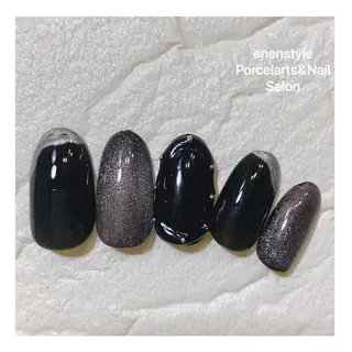 ミディアム ネイル 🐾enen style 🐾のネイルデザイン