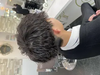 パーマ ショート メンズ 💇🏻‍♂️パーマ ニキ✨本田龍斗のヘアスタイル