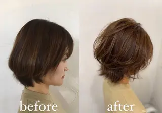 ミディアム 植野/新宿 高田馬場のヘアスタイル