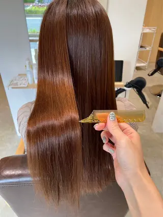ロング カラー キラ🌟 艶感color🎀のヘアスタイル
