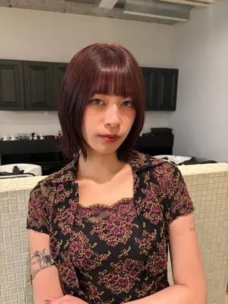 ショート カラー ワンカラー¥1, 100💫神宮前のヘアスタイル
