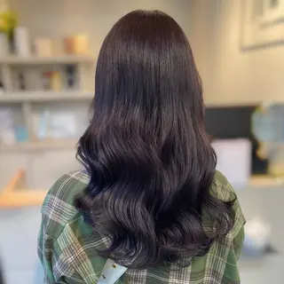 ロング カラー ブリーチなしカラー kana🐱のヘアスタイル