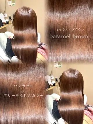 セミロング 中島愛佳🐥⸒⸒ 縮毛矯正/艶髪カラーのヘアスタイル