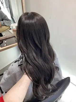 セミロング カラー ヘアアレンジ/柔らか 艶カラー/AKARIのヘアスタイル