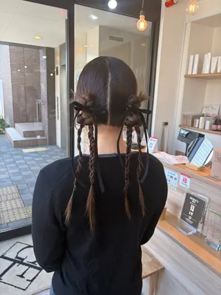 ヘアアレンジ suzu 鈴のヘアスタイル