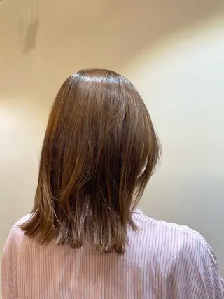 ミディアム なつき🌱ボブ 🤎レイヤーボブのヘアスタイル