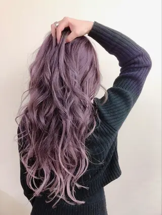 カラー ロング 🪽新宿 プルエクステ🫧のヘアスタイル