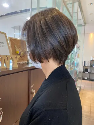 ショート カラー 髪質改善/艶カラー /EisoAkariのヘアスタイル