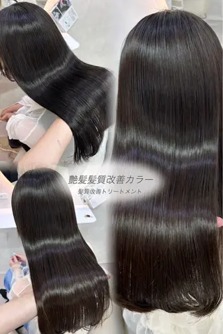 ロング カラー ️🫧中島遼香🫧 艶カラー/髪質改善のヘアスタイル