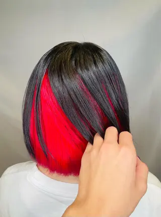 ショート カラー ヘアアレンジ ✂︎山﨑 涼太✂︎のヘアスタイル
