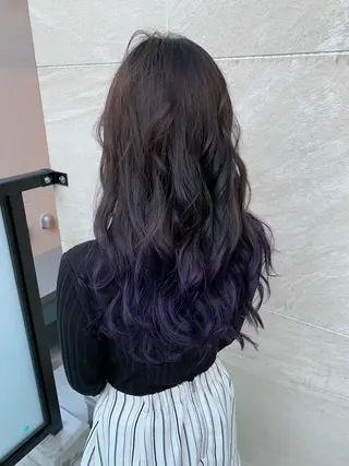 ロング カラー カラー特化サロン大阪 ルービック江坂/新城のヘアスタイル