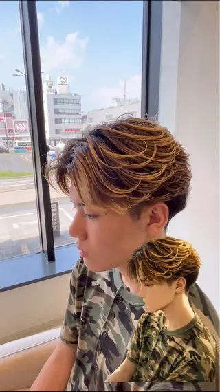 パーマ メンズ メンズパーマ特化型 美容師/荒井海音のヘアスタイル