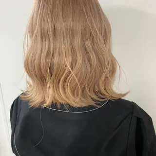 ミディアム カラー ヘアアレンジ 小顔カット/艶 カラー特化♡MIHOのヘアスタイル