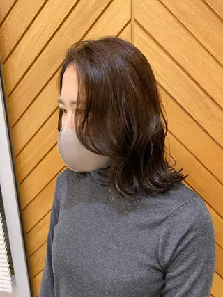 ミディアム 石川 尚哉のヘアスタイル