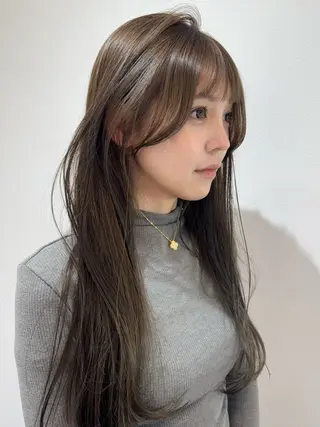 ロング カラー 似合わせhair /モガミユナ🎀のヘアスタイル