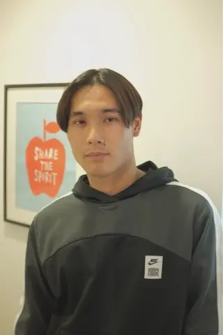 ショート パーマ メンズ 峰尾 陽斗のヘアスタイル