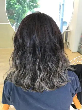 ミディアム カラー ヘアアレンジ 松井 敬太郎のヘアスタイル