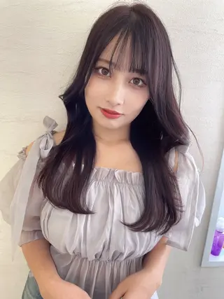 ロング カラー 髪質改善美容師 個室サロン白金厚哉のヘアスタイル