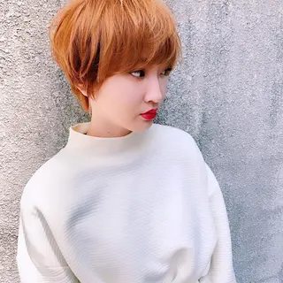 ショート カラー 中川 竜誠のヘアスタイル