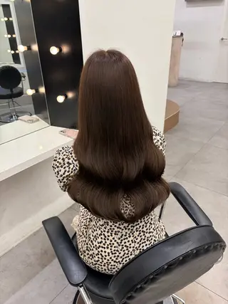 ロング カラー mai 🎀 / 暖色カラー♡のヘアスタイル