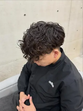 ショート パーマ メンズ LOMARLIE YUSUKE🫧のヘアスタイル