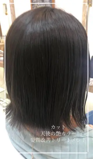 ショート カラー 縮毛矯正/髪質改善/ 艶髪ササキナツミのヘアスタイル