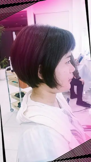 ショート キンジョウ エナミのヘアスタイル