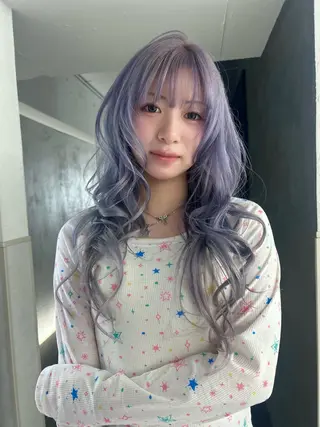 カラー ️💜akari💜 ハイトーン/レイヤーのヘアスタイル