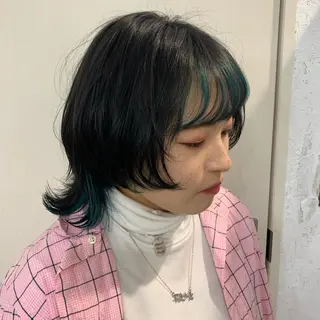 セミロング カラー fit /HONOKAのヘアスタイル