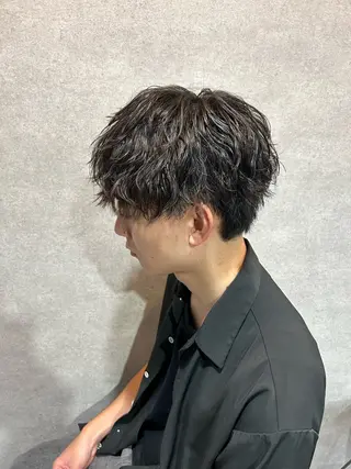 ショート パーマ メンズ 🐺森 雄飛/メンズ 韓国ヘアのヘアスタイル