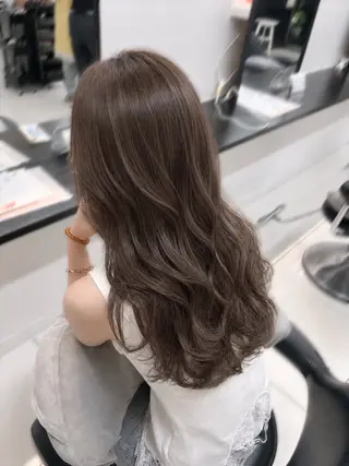 ロング カラー ブリーチなしWカラー /アレンジ/ユウミのヘアスタイル