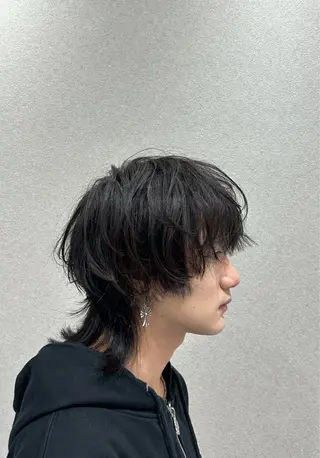 ミディアム メンズ 本厚木🪅パーマ 🪅カラー🪅Aoiのヘアスタイル