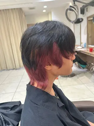 カラー メンズ ハイトーン/レイヤー 藤田健太郎のヘアスタイル