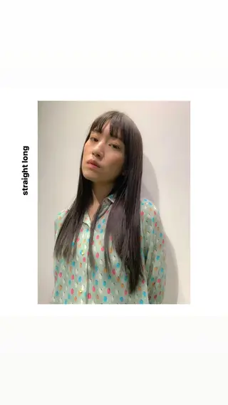 ロング カラー パーマ ヘアアレンジ メンズ キッズ ネイル マツエク・マツパ アイブロウ hiro【沿線で叶う 似合わせhair】のヘアスタイル