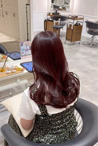 セミロング カラー Kazuki 艶髪特化のヘアスタイル