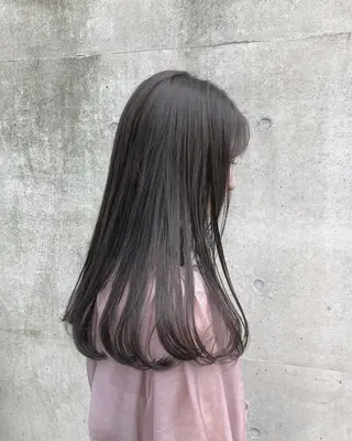 ロング カラー フレンチボブパーマ Yuukiのヘアスタイル