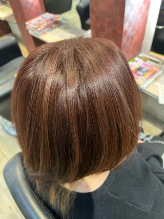 ミディアム カラー 織田 英之のヘアスタイル