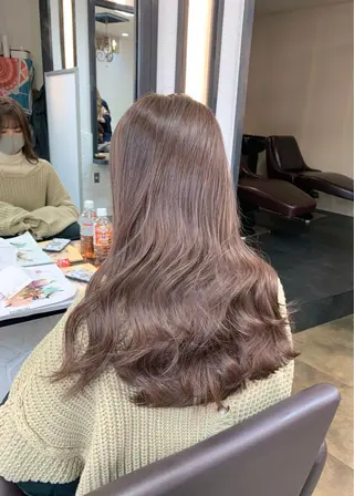 セミロング カラー 矢野 晃平のヘアスタイル