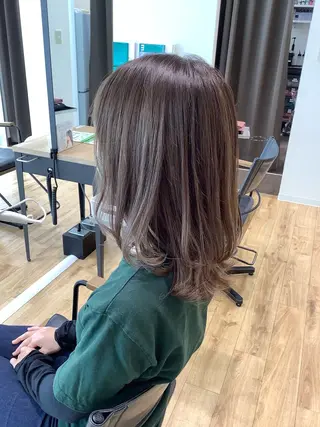 ロング カラー 髪質改善縮毛矯正 美容師✂️山崎竜二のヘアスタイル