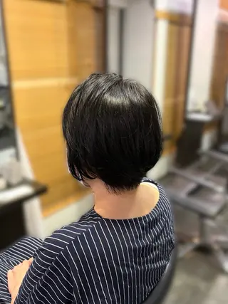 ショート 瀬田/顔周りカット/ レイヤー/石田亜弥のヘアスタイル
