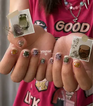 ネイル younail荻窪 （練習モデル）のネイルデザイン