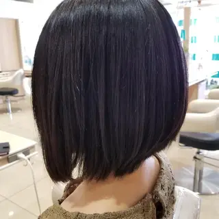 ミディアム パーマ 山内 佐江子のヘアスタイル
