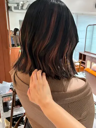 ショート カラー ヘアアレンジ 💟Opus // Mizuki🐕のヘアスタイル