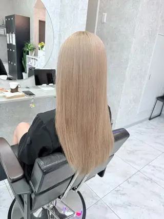 ロング カラー 🌺ハイトーン🌺 矢葺 なぎさ🌺🌺のヘアスタイル