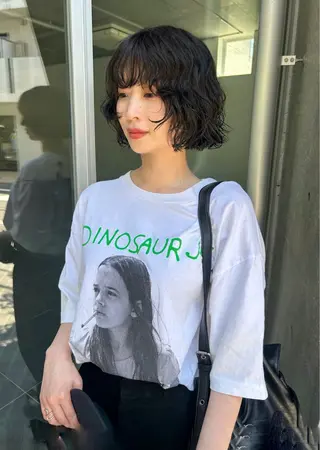 パーマ 🩵透明感カラー🩵 yunaのヘアスタイル
