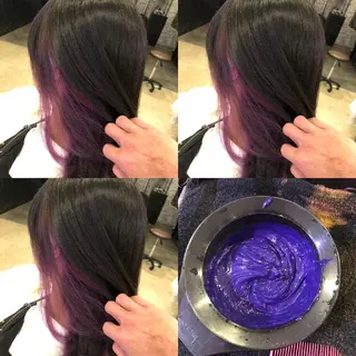 セミロング 坂本 純子のヘアスタイル